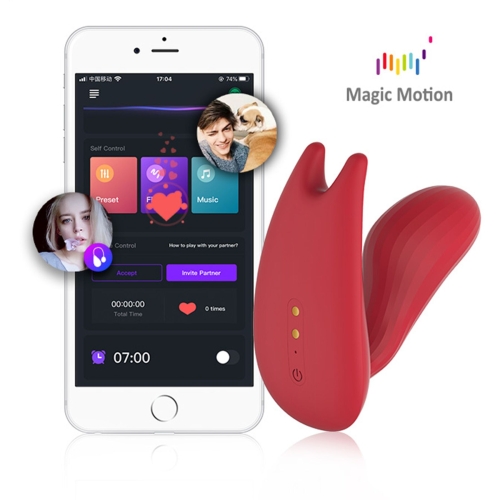 Смарт вібратор для вагінально кліторальної стимуляції Magic Motion Umi - 8