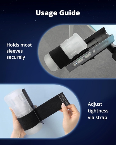 Рукав-мастурбатор белый Lovense Solace Pro Grip Kit с креплением для Solace Pro - 8