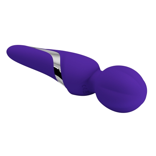 Вибромассажер Ванд в форме микрофона фиолетового цвета Lybaile Pretty Love Fitzgerald USB - 7