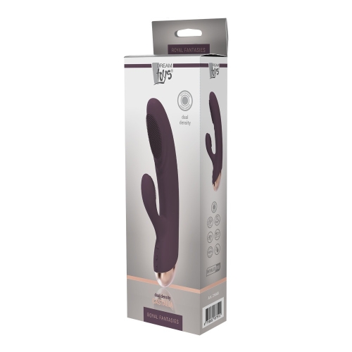 Вібромасажер-кролик з відростком для клітора Dream toys ROYAL FANTASIES CASTALIA - 5