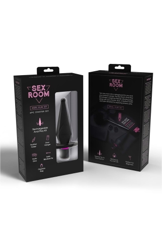 Набір секс іграшок для анальних ігор чорного кольору Dream Toys Sex Room 6 предметів - 1