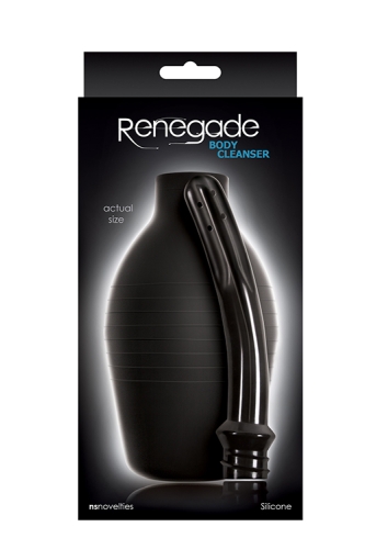 Анальний душ чорного кольору NS Novelties Renegade body cleanser - 2