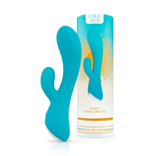 Вагинальный вибратор-кролик для стимуляции точки G голубой Cala Azul Martina I Rabbit Vibrator - 9