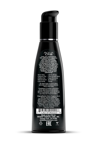 Лубрикант охолоджуючий на водній основі Wicked Sensual Care Aqua chill 120 мл - 2