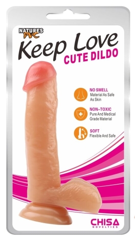 Фалоімітатор на присоску реалістичний бежевий CHISA Keep Love Cute Dildo, 291936 - 5