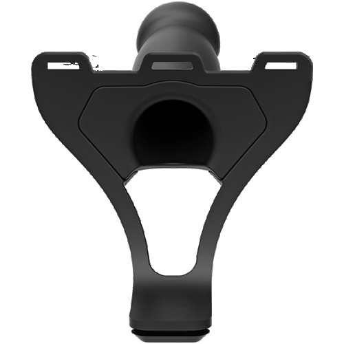 Набор для страпона с тремя силиконовыми насадками Doc Johnson Body Extensions - BE Ready - Black - 4