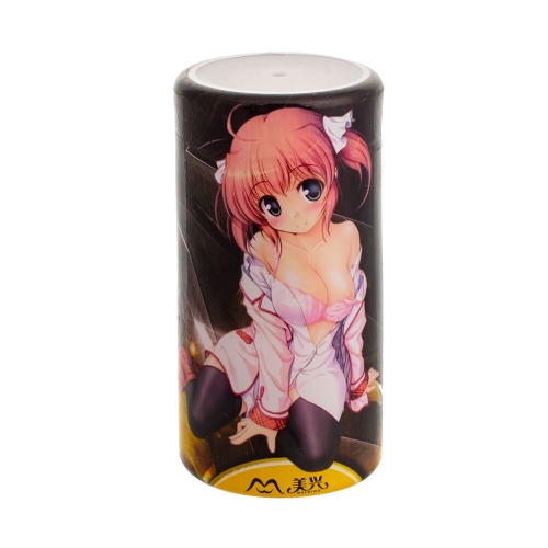 Вагина-мастурбатор в пластиковой колбе Hentai Series YUE-M034-05 - 1