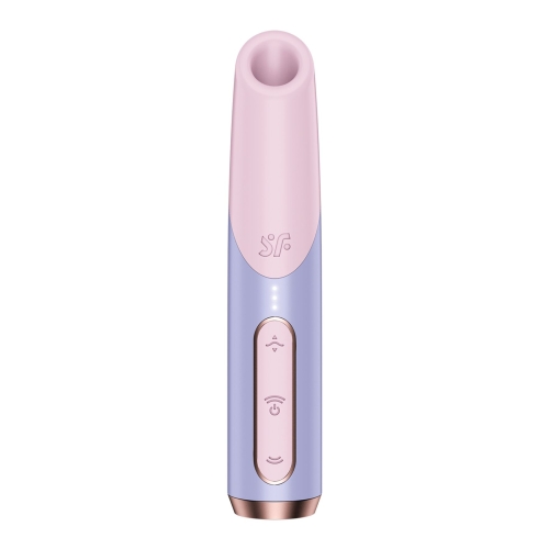 Вакуумний стимулятор для клітора фіолетового кольору Satisfyer Bold Kiss - 1