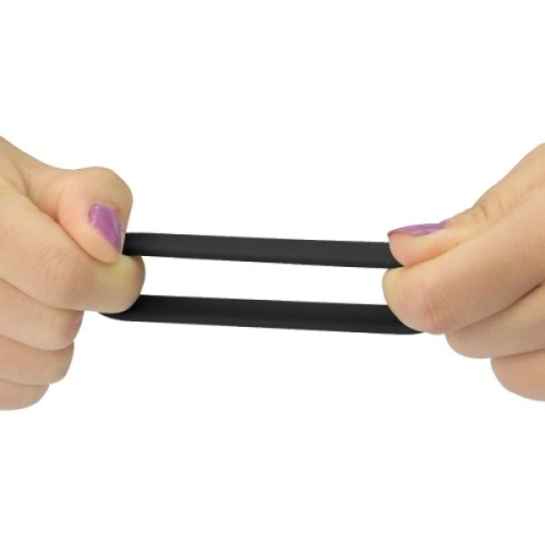 Комплект силиконовых колец на член Lovetoy Power Plus Soft Silicone Pro Ring черный - 2