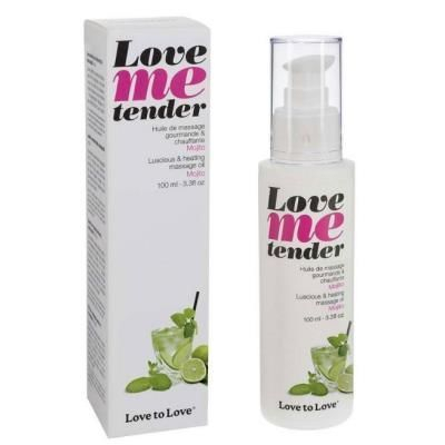 Масло для масажу з запахом Мохіто Love To Love LOVE ME TENDER 100 мл - 1