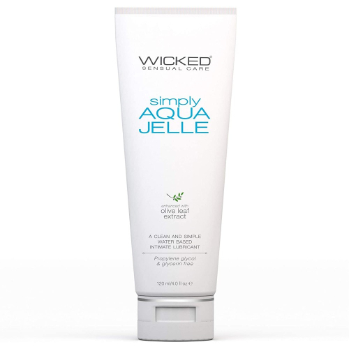 Лубрикант на водной основе Wicked Sensual Care Simply aqua jelle 120 мл - 1
