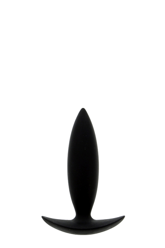 Анальная пробка чёрная с Т-образной ручкой BOOTYFUL XTRA SMALL 3.5INCH - 1