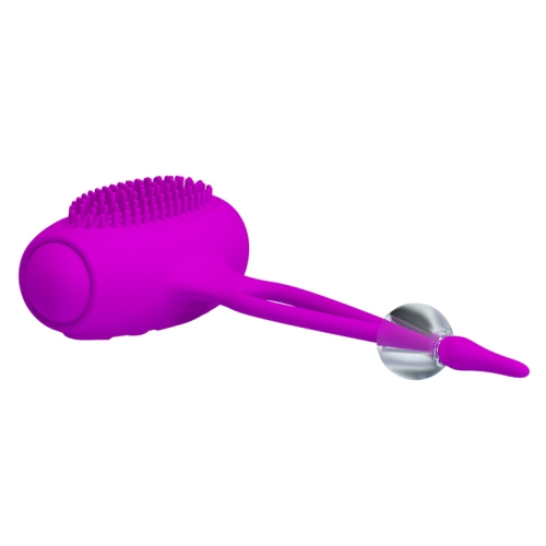 Вібратори для сосків рельєфні фіолетові LYBAILE Pretty Love Bancroft - 4