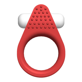 Эрекционное виброкольцо для члена красное LIT-UP SILICONE STIMU RING 1