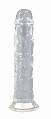 Фалоімітатор на присоску гелевий Love stay with me-SEXTOY PENIS CRISTAL - 1