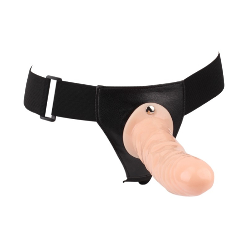 Страпон на ремешке бежевый Chisa Penis Extender-Flesh - 2