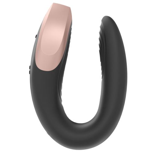 Смарт-вибратор 7,5/3 см для пар Satisfyer Double Love (Black) с пультом Сатисфаер - 3