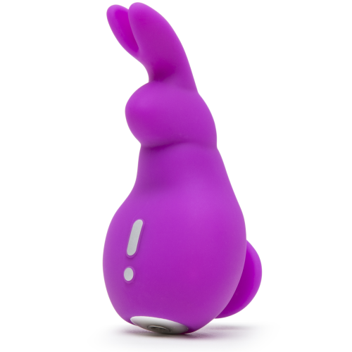 Клиторальный вибратор для стимуляции фиолетового цвета Foxshow Happy Rabbit - 1