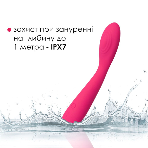 Вібратор вагінальний для точки G рожевий Svakom Iris Plum - 5