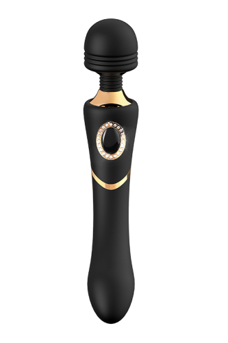 Вибромассажер - Микрофон Ванд черный для интимных мест Dream Toys PRESTIGE MONICA LUXXE - 1