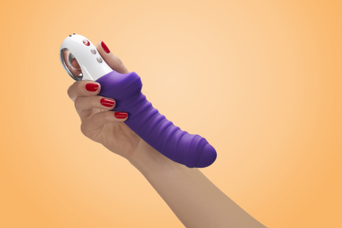 Вібратор із стимуляцією клітора фіолетовий Fun Factory Tiger G5 - 9