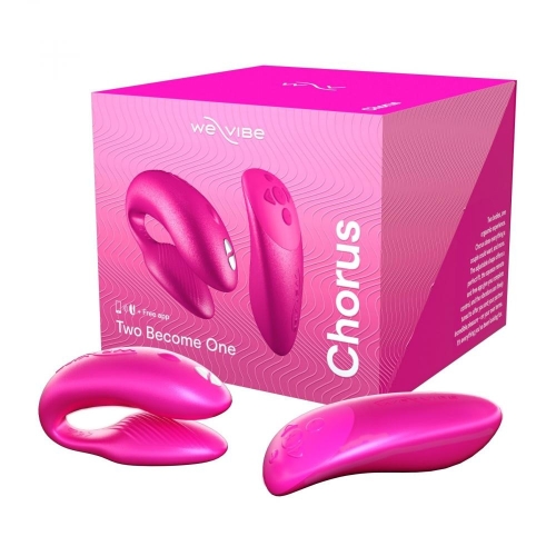Вибратор для пар на пульте ДУ розовый We-Vibe Chorus - 1