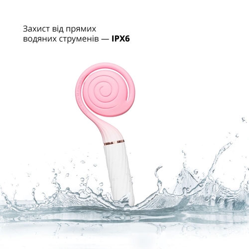 Потрясающий пульсатор с вакуумной стимуляцией для клитора розовый Otouch LOLLIPOP - 6