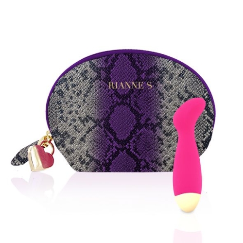 Мини-вибратор для точки G силиконовый розовый Rianne S Boa Mini - 1