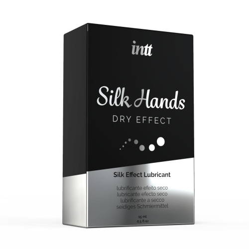 Лубрикант для мастурбации на силиконовой основе Intt Silk Hands (15 мл) - 3