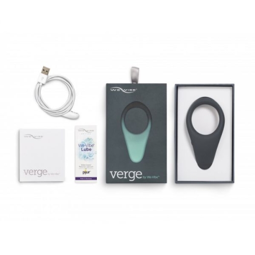 Эрекционное смарт виброкольцо для пениса управляемое с телефона We-Vibe Verge - 4