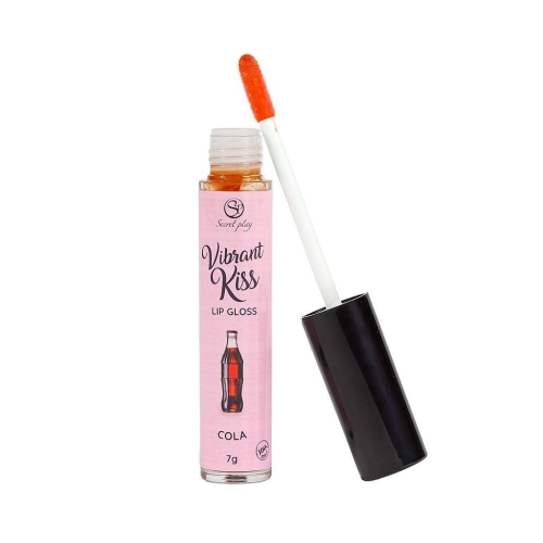 Блиск для губ з ефектом вібрації та смаком коли Secret Play Vibrant Kiss - 1
