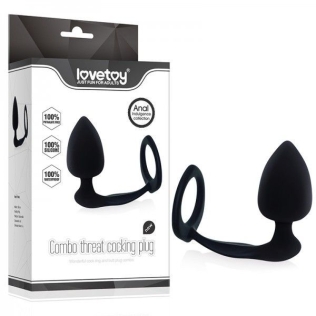 Массажер простаты с эрекционным кольцом Lovetoy IXI48304