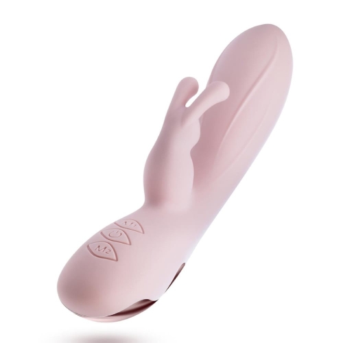 Вибратор кролик для точки G и клитора розовый Blush Morgan - 3