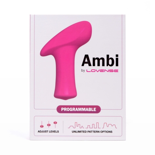 Смарт вибропуля розовая Lovense Ambi - 6