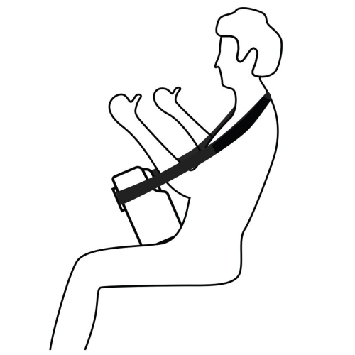 Ремінець на шию для мастурбатора Kiiroo Keon чорного кольору Kiiroo neck strap - 4