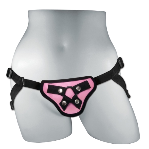 Трусы для страпона Sportsheets - Entry Level Strap-On Pink - 1