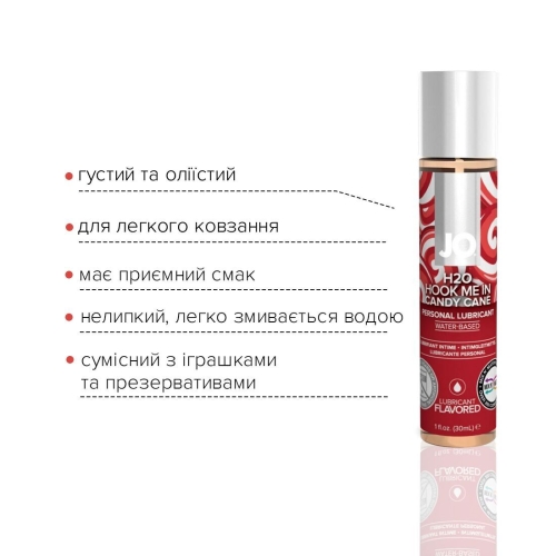 Лубрикант на водной основе со вкусом тросниковой конфеты System JO Cane 30 мл - 3