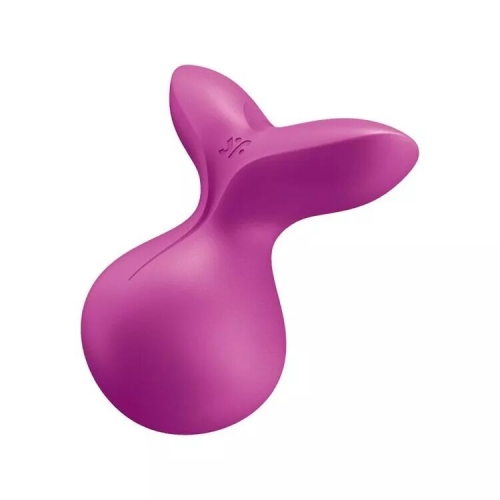 Вибратор для стимуляции клитора и сосков фиолетового цвета Satisfyer Viva la Vulva 3 - 1