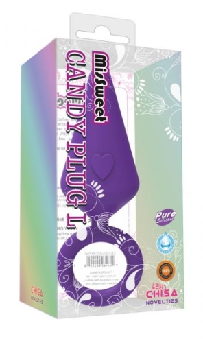 Силіконова анальна пробка Бузкова CHISA MisSweet-Candy Plug - 5