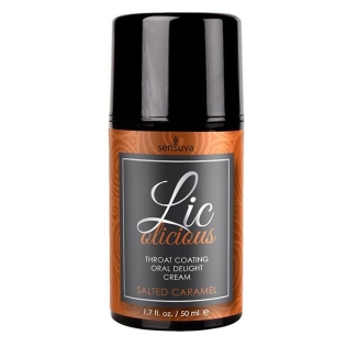 Гель для минета со вкусом соленой карамели Sensuva Lic-o-licious 50 мл