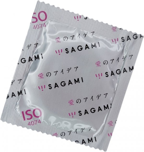 Презерватив ультратонкий із натурального латексу Sagami 1 штука - 2