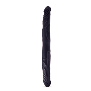 Двойной фаллоимитатор черный реалистичный B YOURS 14INCH
