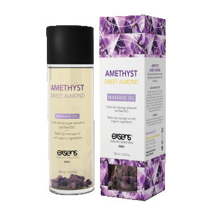 Масажне масло з аметистом EXSENS Amethyst Sweet Almond 100мл
