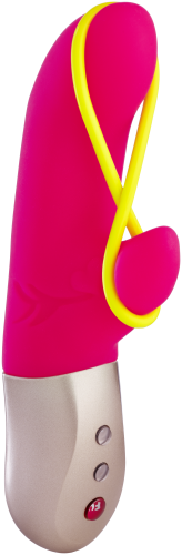 Вибратор со стимуляцией клитора красный Fun Factory Amorino - 4