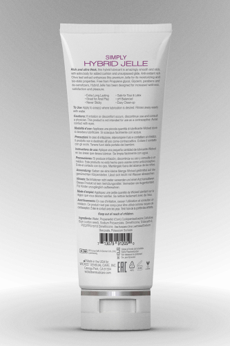 Лубрикант на водно силіконовій основі Wicked sensual care Simply hybrid jelle 120 мл - 5