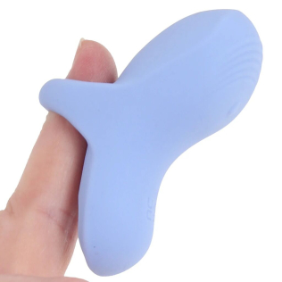 Вибратор на палец для стимуляции клитора голубого цвета FUZU Sensa Skin Activated Fingertip Vibe 