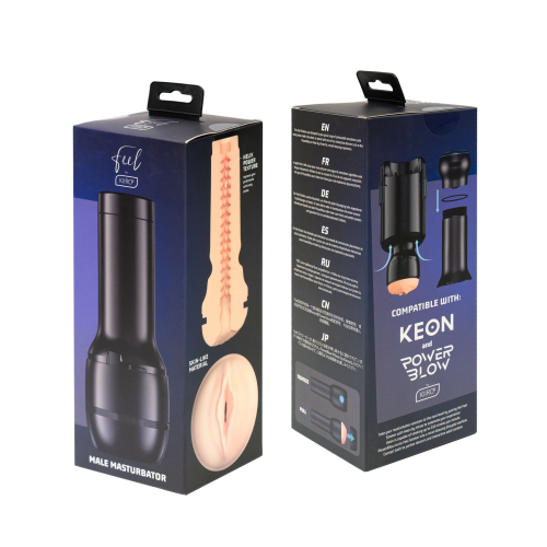Мастурбатор вагина телесного цвета Kiiroo Feel Stroker PBC - 5