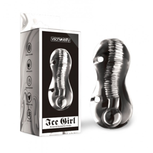 Мастурбатор без вибрации Ice Girl Textured Sensation Stroker прозрачный