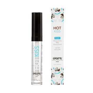Стимулюючий блиск для губ зі смаком кокосу Exsens Coconut Hot Kiss 15мл зігріває і охолоджує