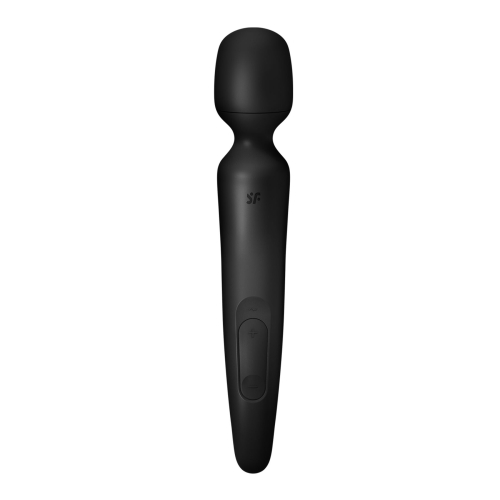 Вібромасажер Ванд у формі чорний мікрофон з золотистим Satisfyer Wand-erland - 3